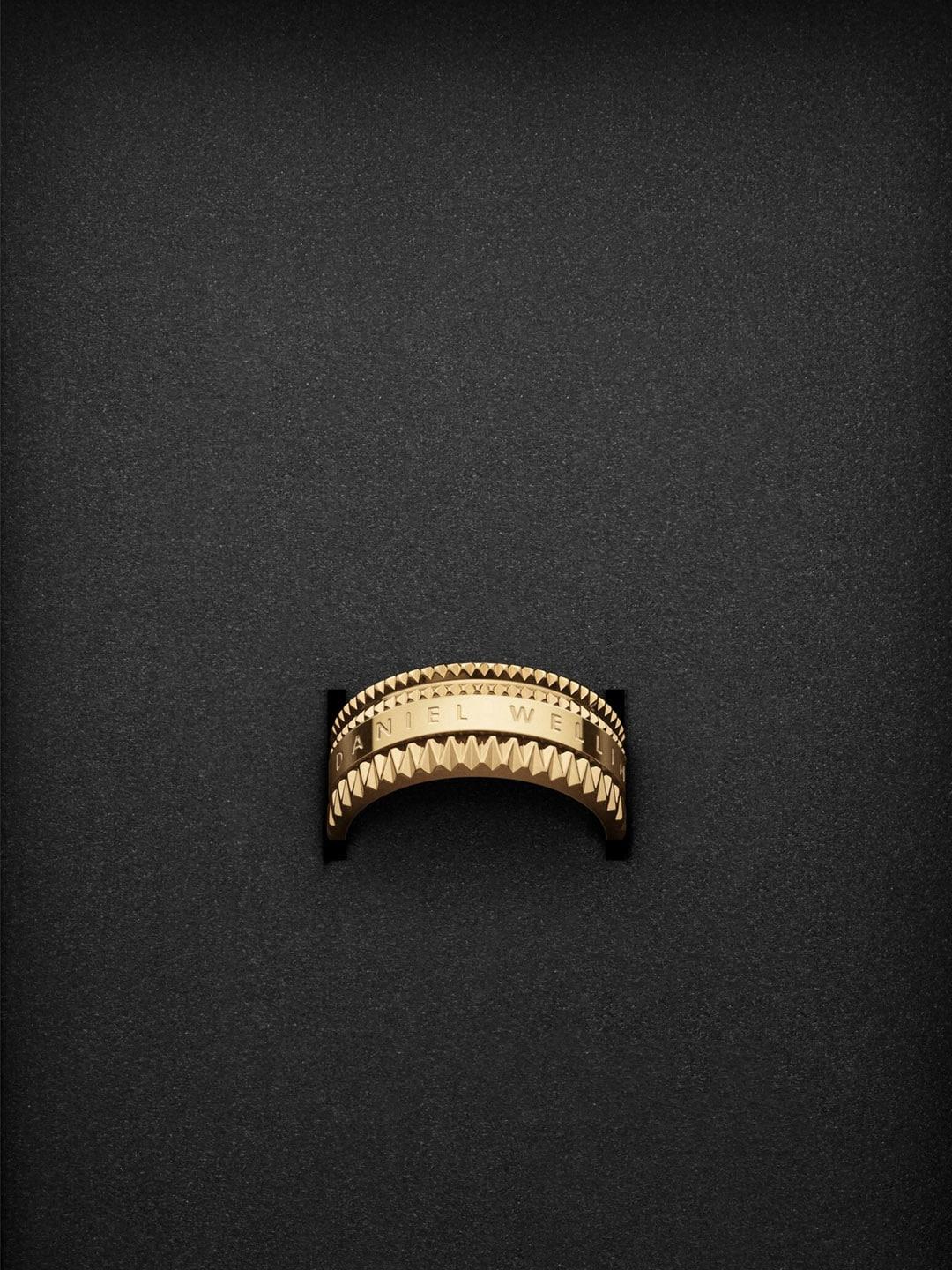 daniel wellington gold plated finger ring