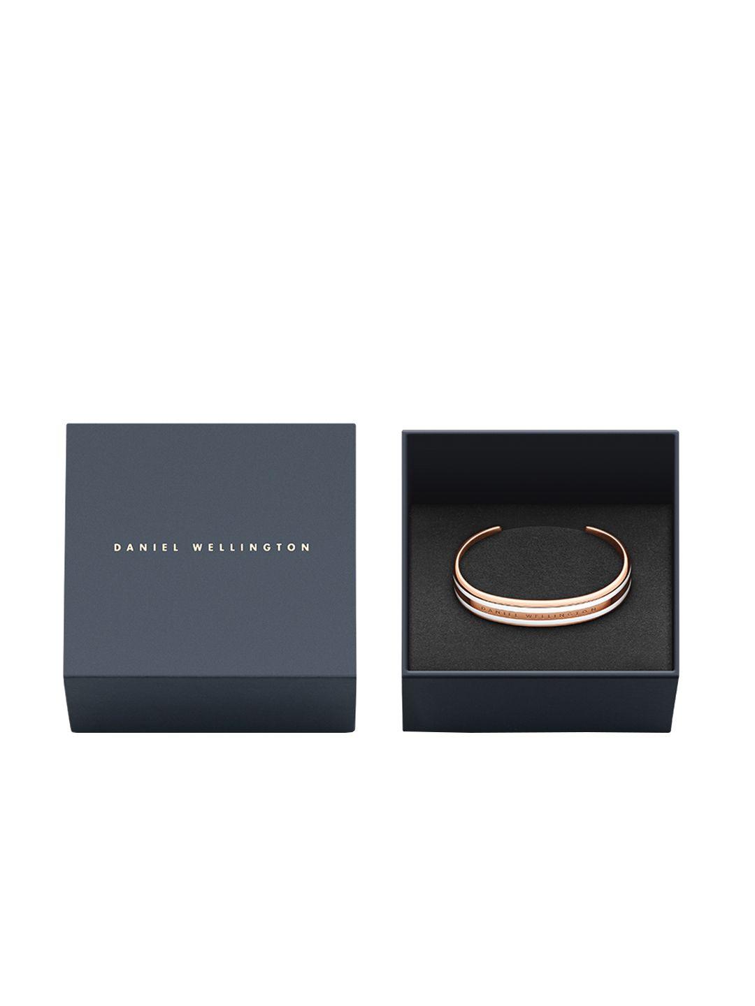 daniel wellington women classic slim bracelet satin white - small dw00400069
