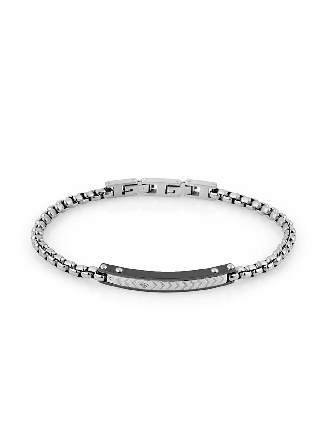 daniel klein men link bracelet