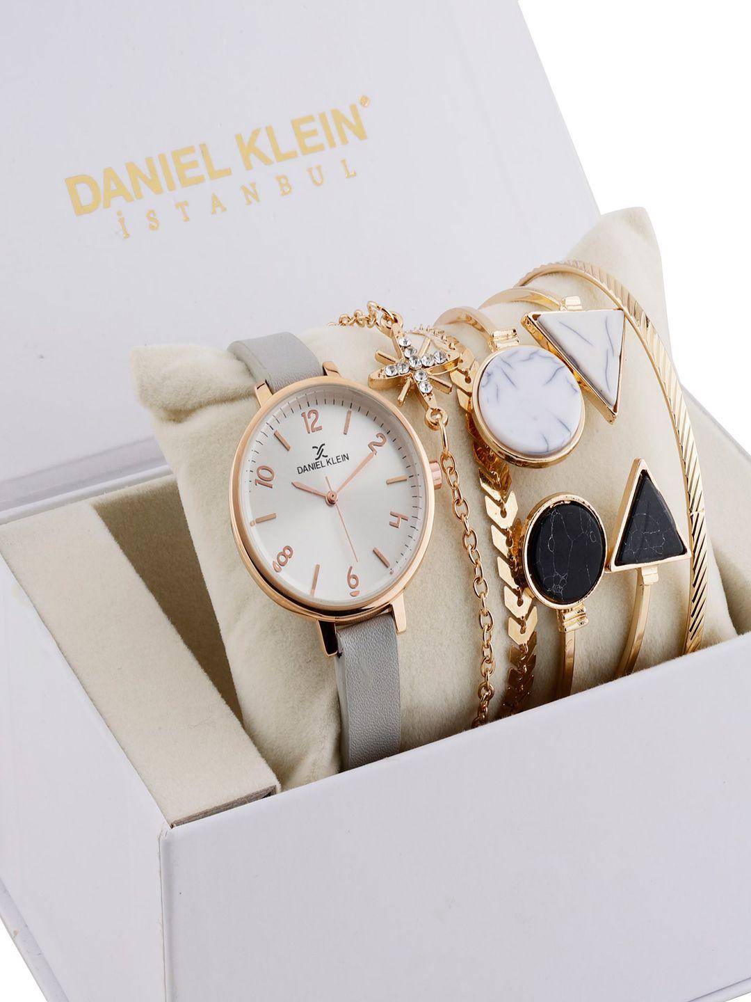 daniel klein women bracelet & watch gift set dkg002-5