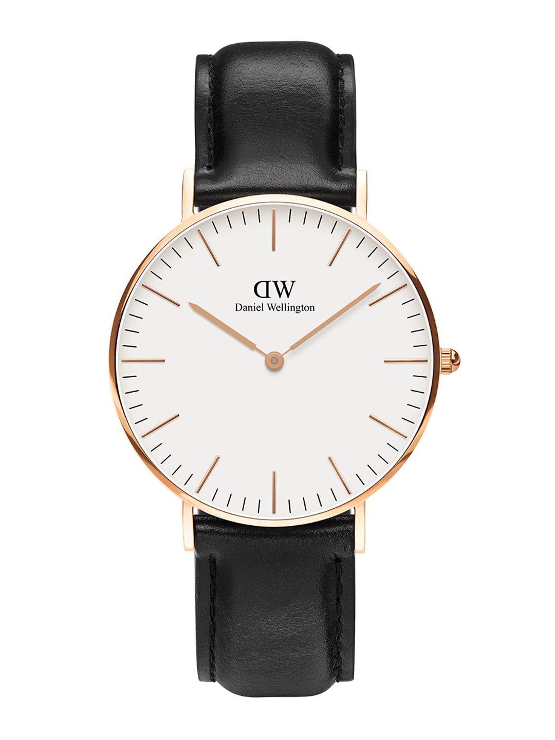 daniel wellington classic sheffield women white analogue watch dw00100036