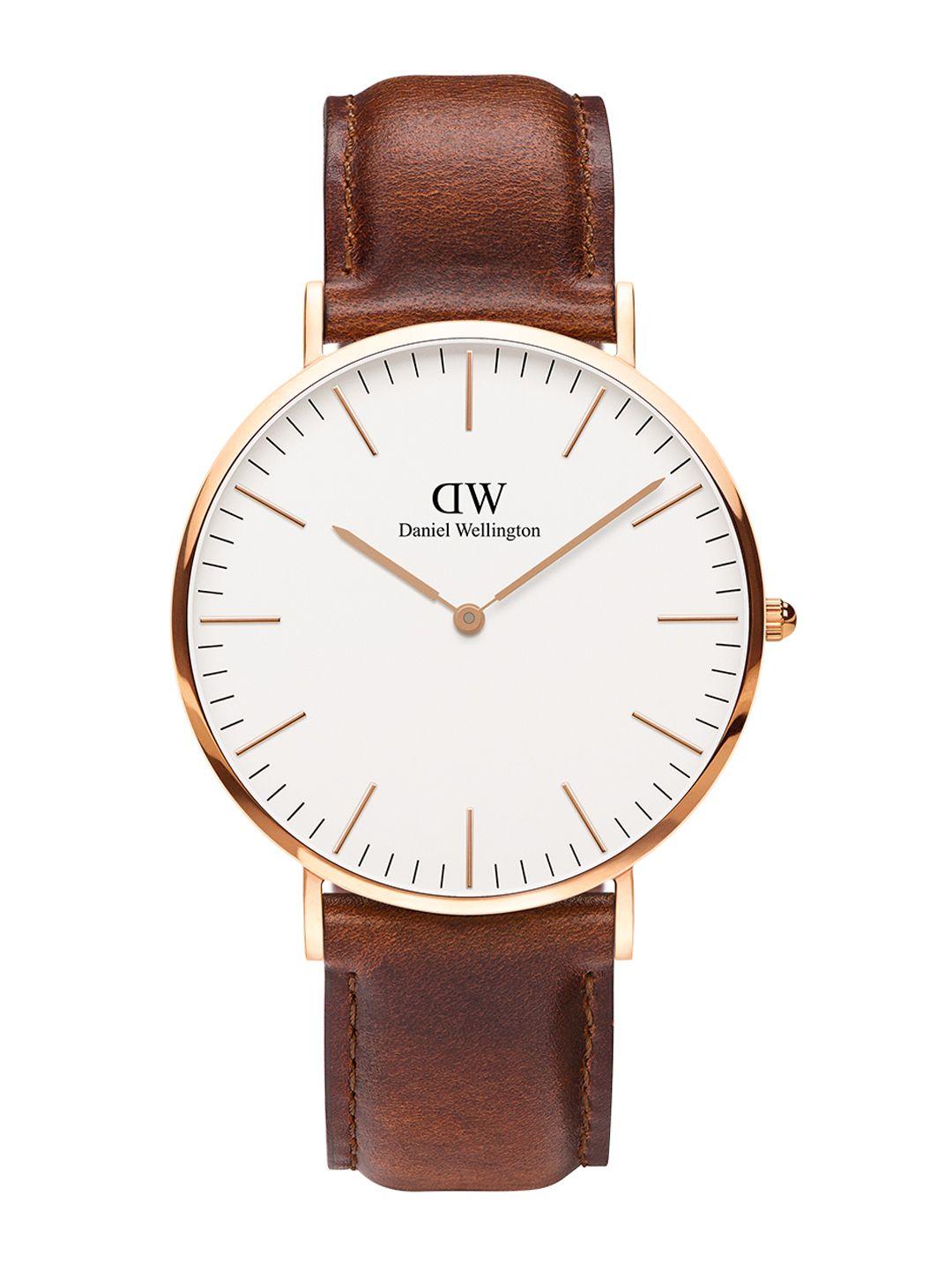 daniel wellington classic st mawes men white analogue watch dw00100006