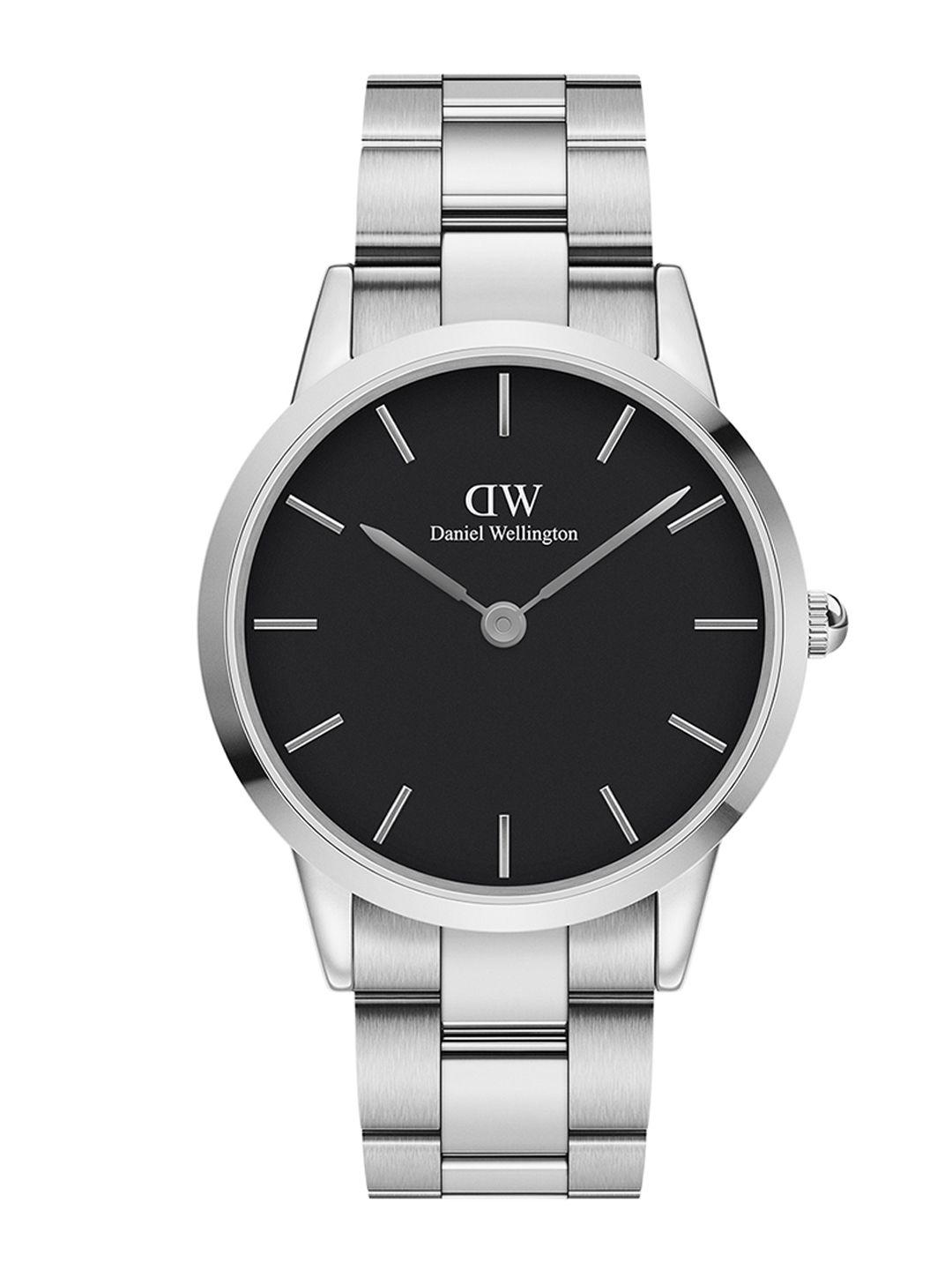 daniel wellington men black analogue watch dw00100342