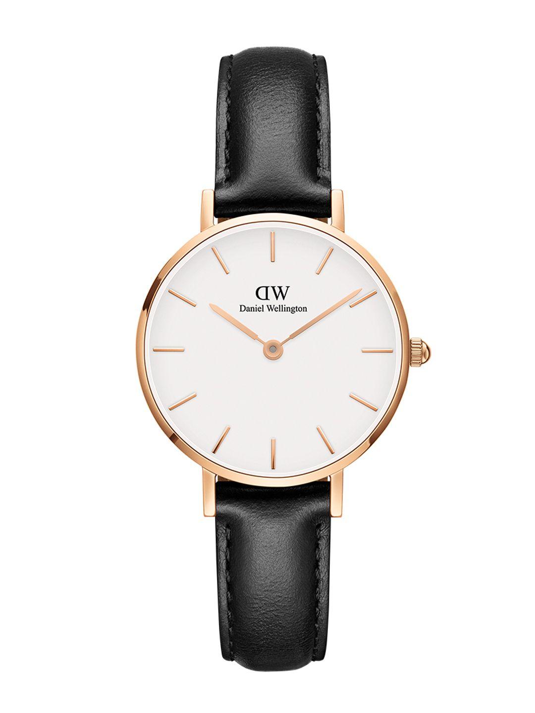 daniel wellington women petite sheffield rose gold watch