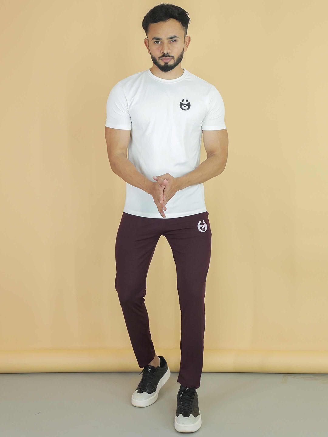 danza-son round neck mid rise t shirt & track pant