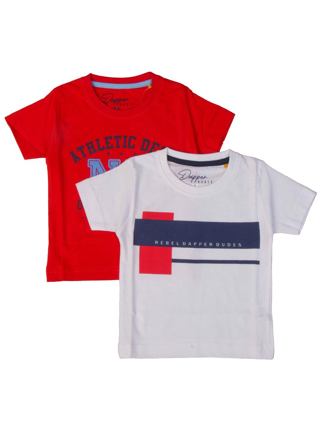 dapper-dudes-boys-pack-of-2-red-&-grey-t-shirts