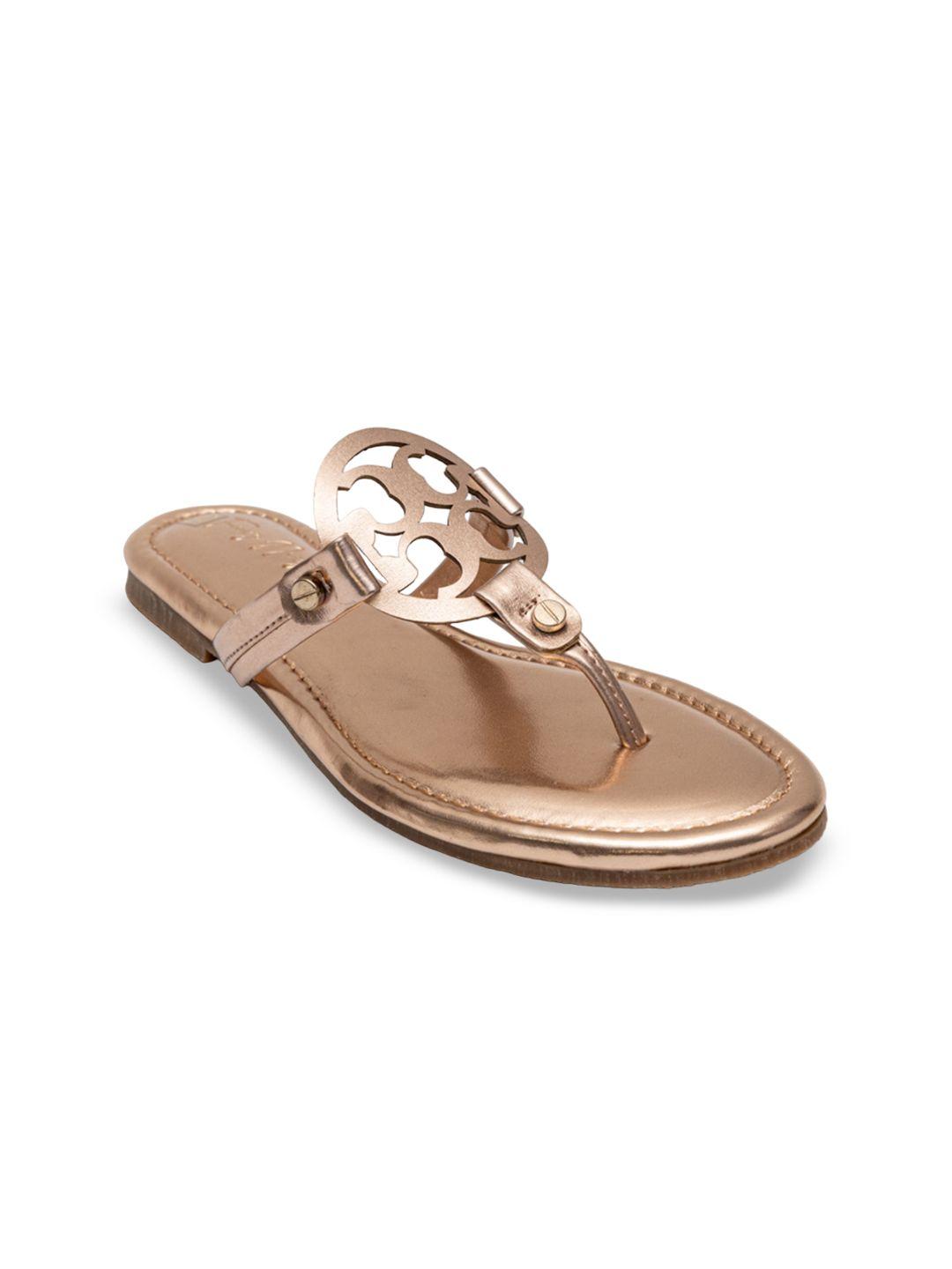 dapper feet-fancy nancy women rose gold embellished open toe flats