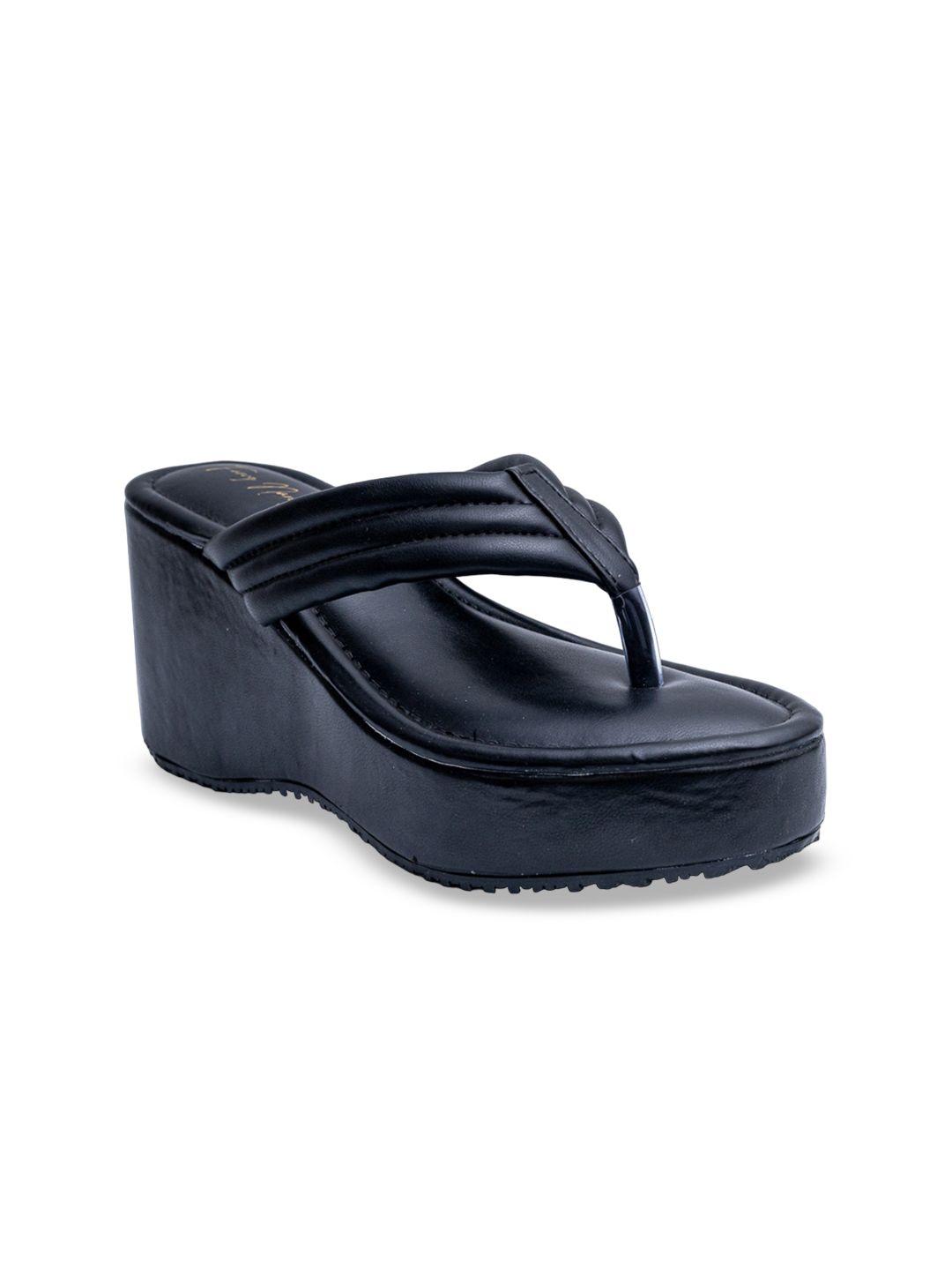 dapper feet-fancy nancy textured open toe flatform heels