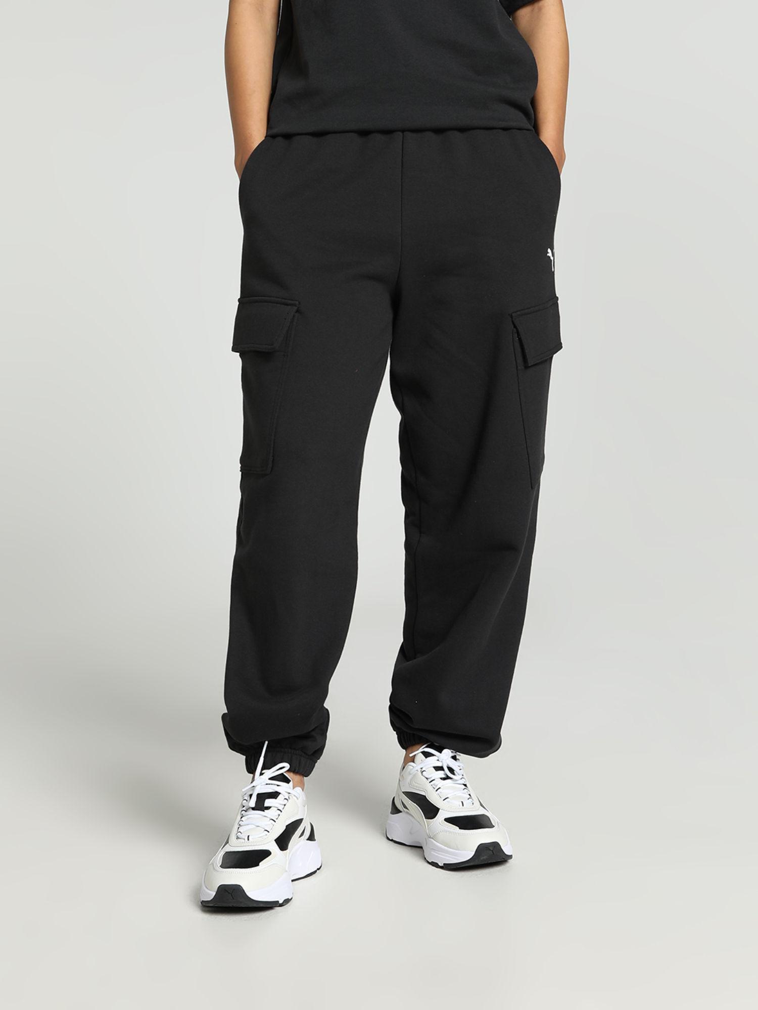 dare to relaxed womens black trackpant