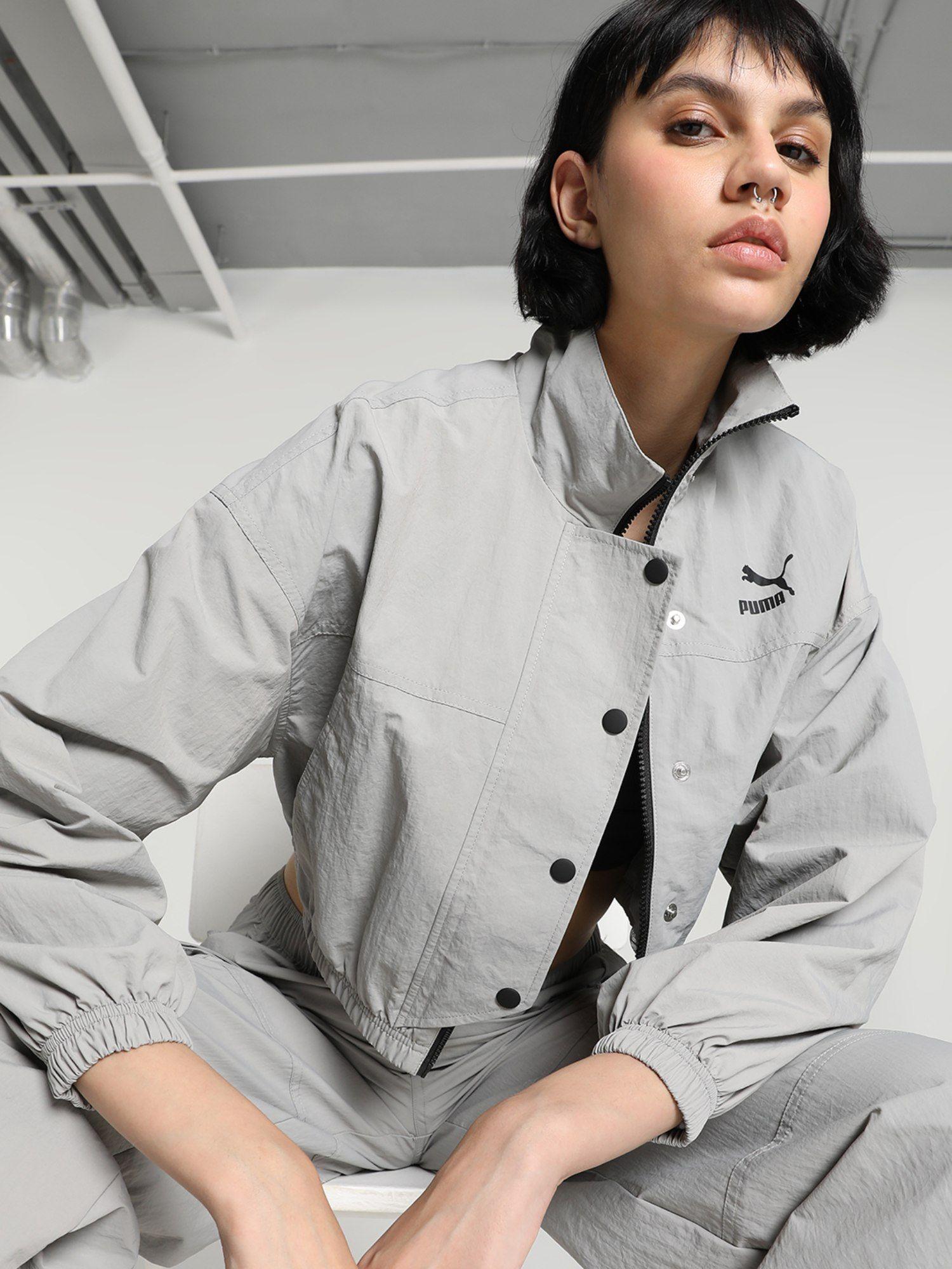 dare to women grey track jackets