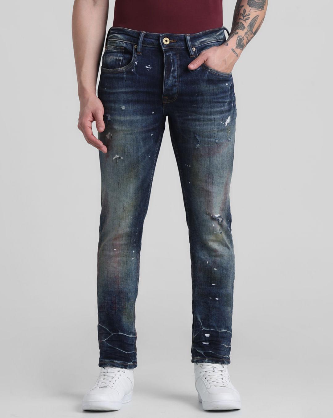 dark-blue-low-rise-distressed-glenn-slim-fit-jeans