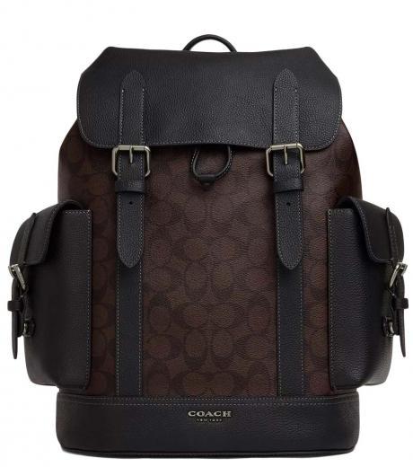 dark brown hudson large backpack