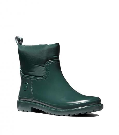 dark green blakely logo boots