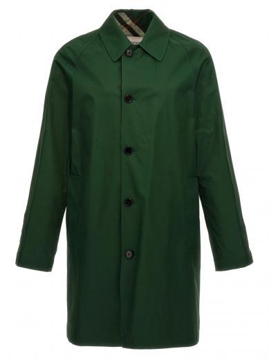 dark green medium reversible coat check