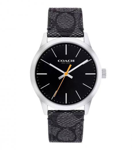 dark grey signature baxter watch