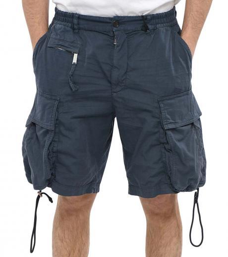 dark blue cargo shorts