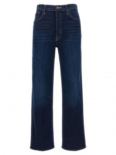 dark blue high waist jeans