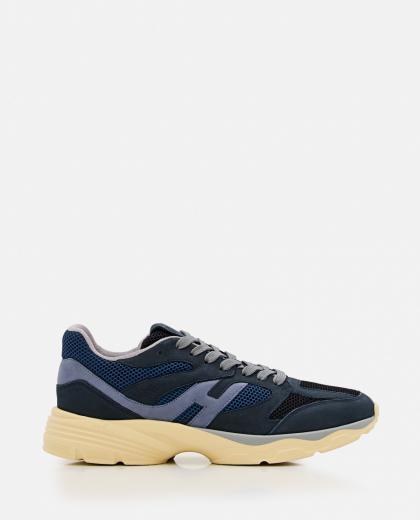 dark blue lace up sneakers