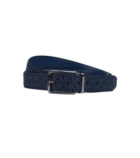 dark blue reversible cut to size belt