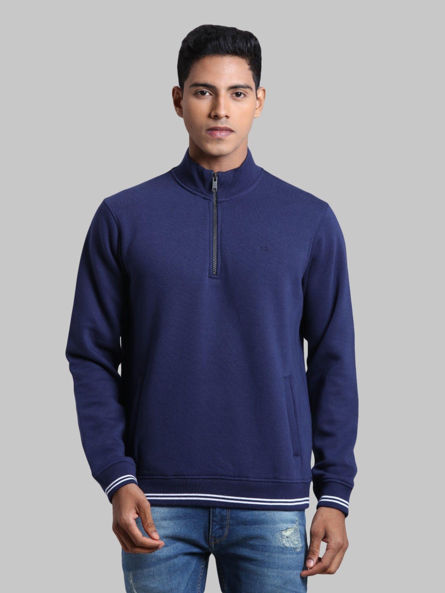 dark blue sweatshirt