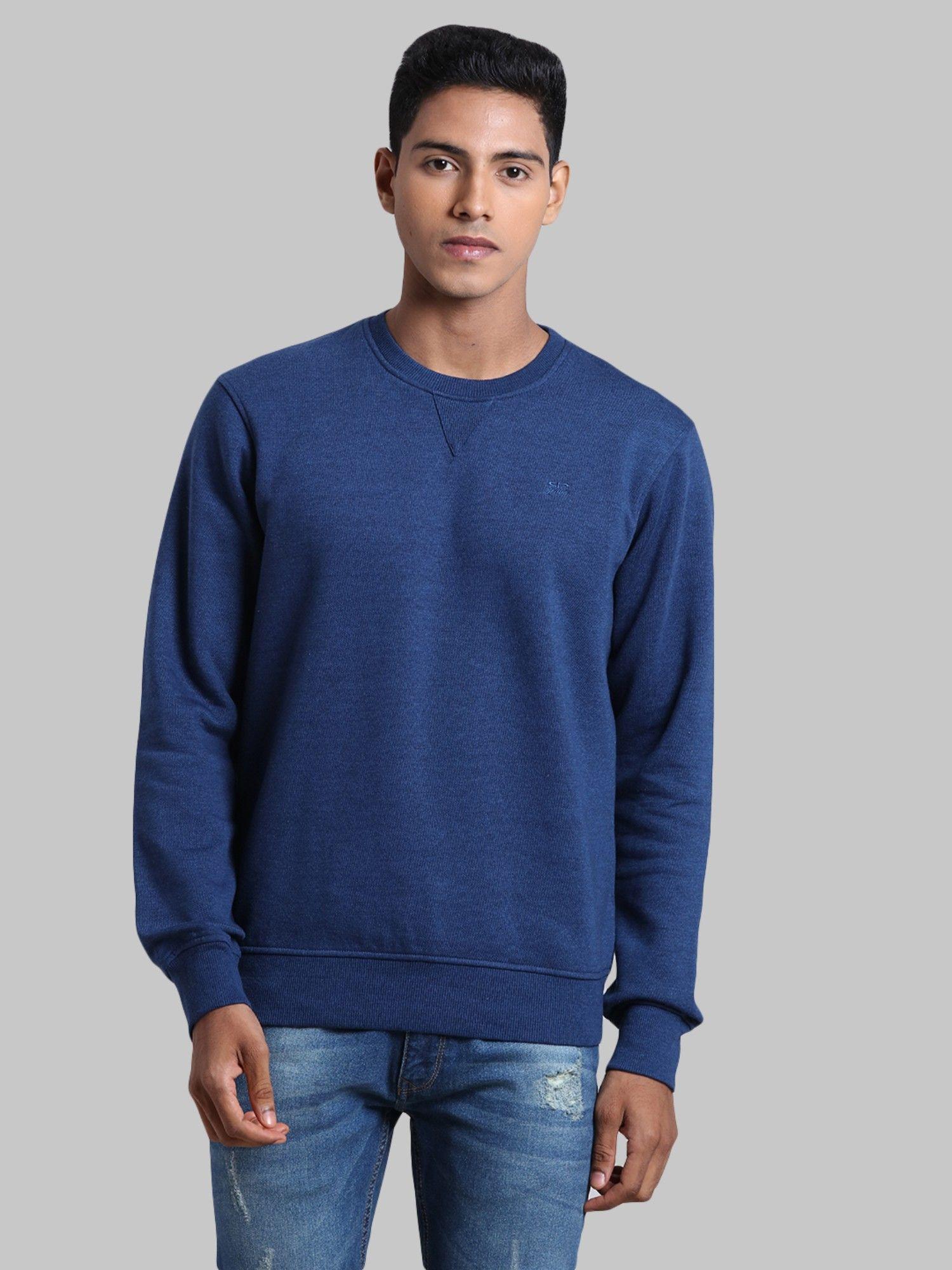 dark blue sweatshirt