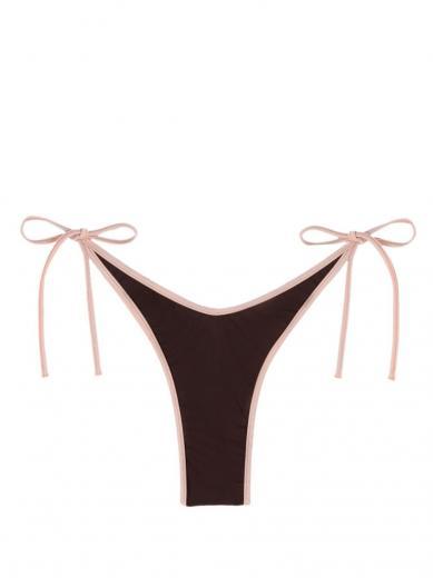 dark brown dark brown bikni bottoms