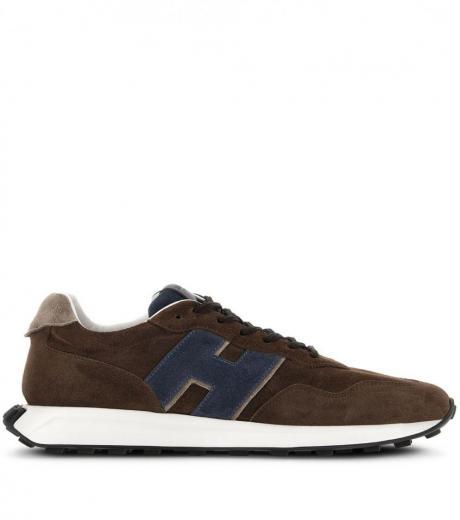 dark brown h601 sneakers