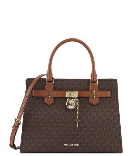 dark brown hamilton medium satchel