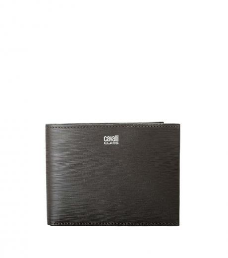 dark brown logo wallet