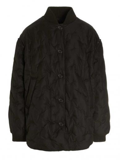 dark brown reversible bomber jacket