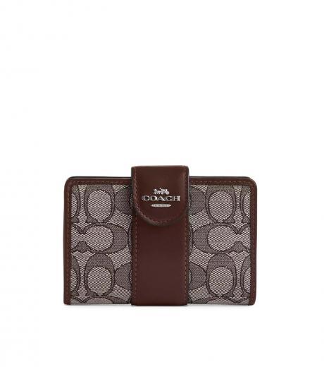 dark brown signature wallet