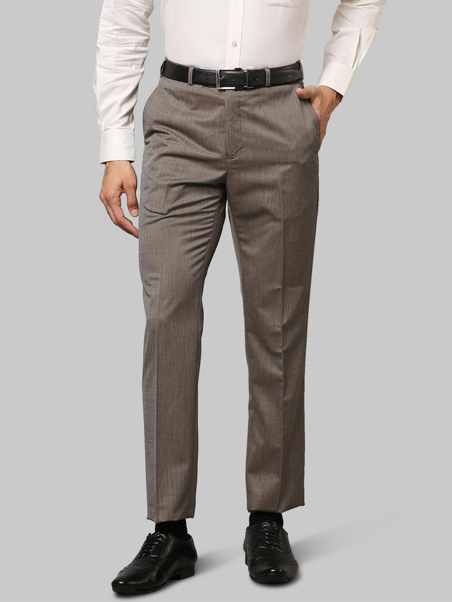 dark brown trousers