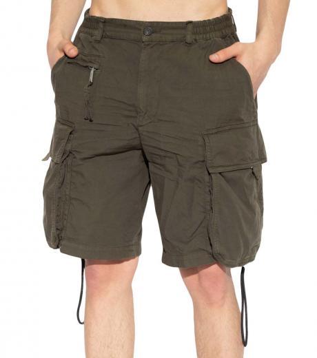 dark green cargo shorts
