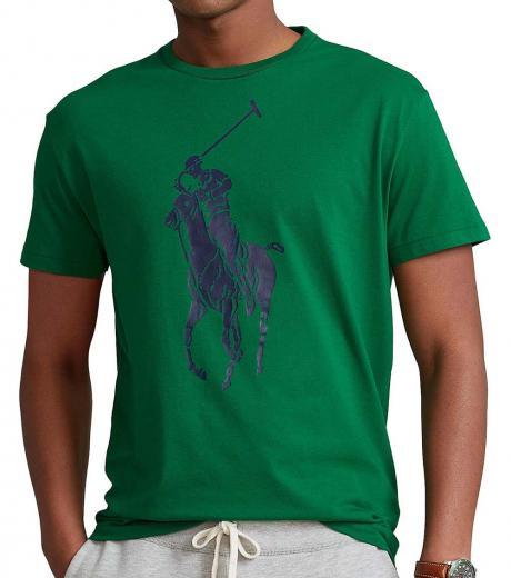 dark green classic fit big pony t-shirt