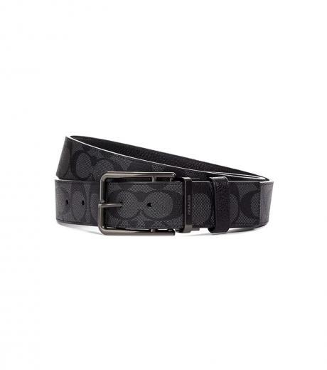 dark grey cut to size reversible belt