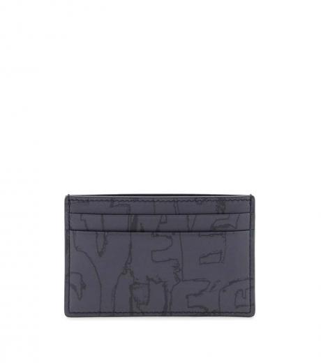 dark grey graffiti card holder