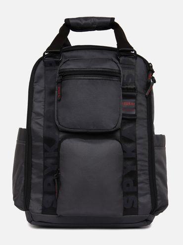 dark grey nylon backpacks