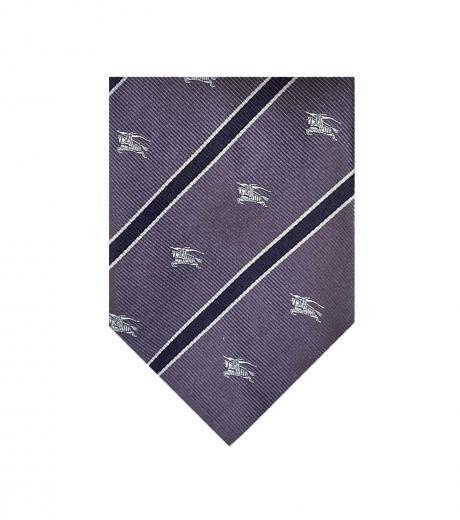 dark grey taro stripes tie