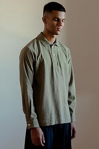 dark khaki shirt