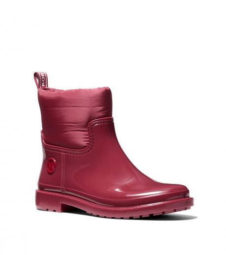 dark pink blakely logo boots