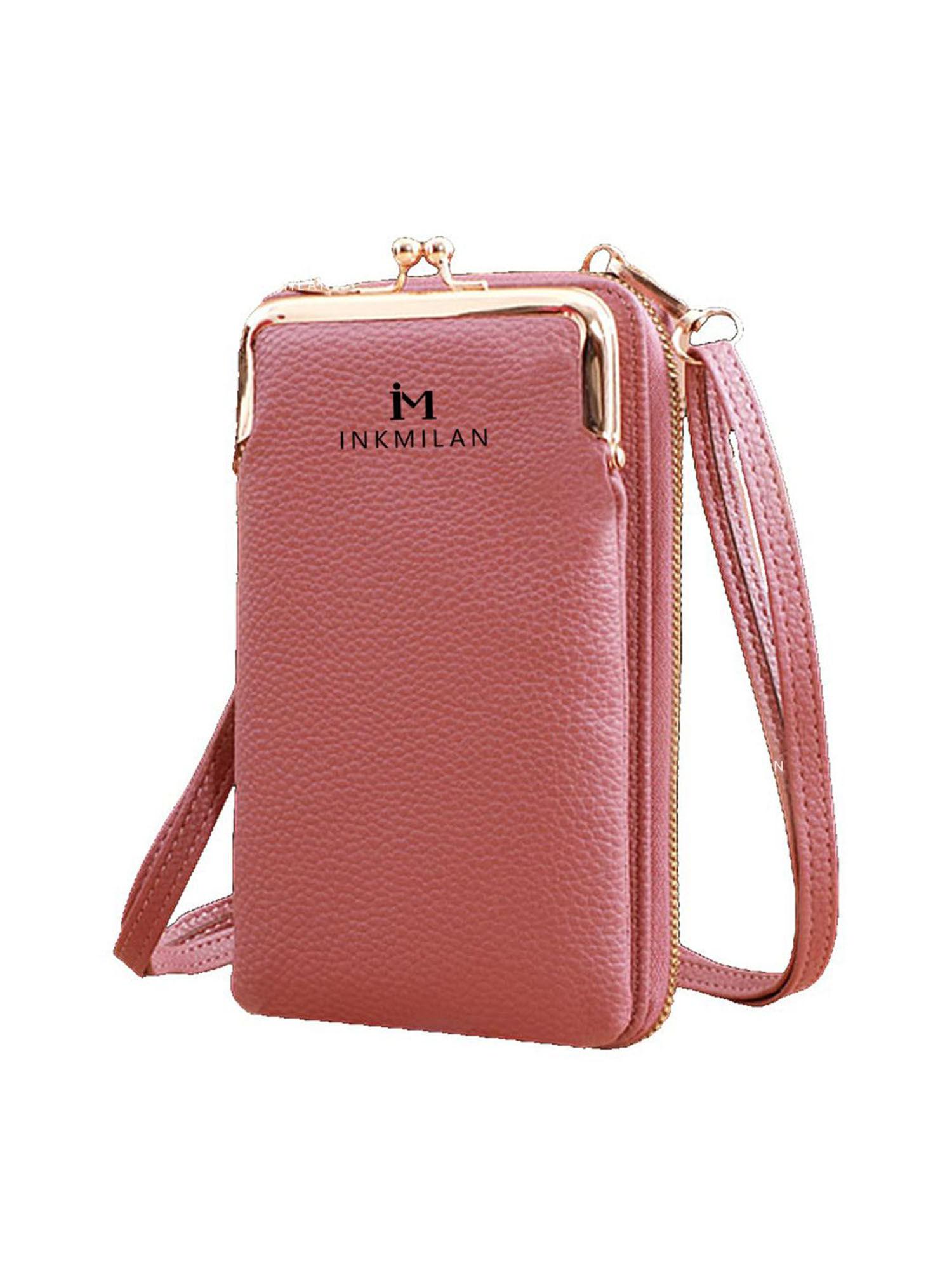 dark pink crossbody bag for women