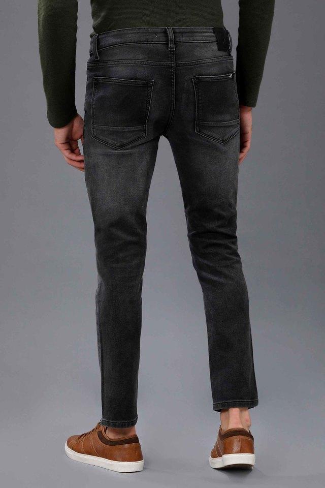 dark tone polyester cotton skinny mens jeans