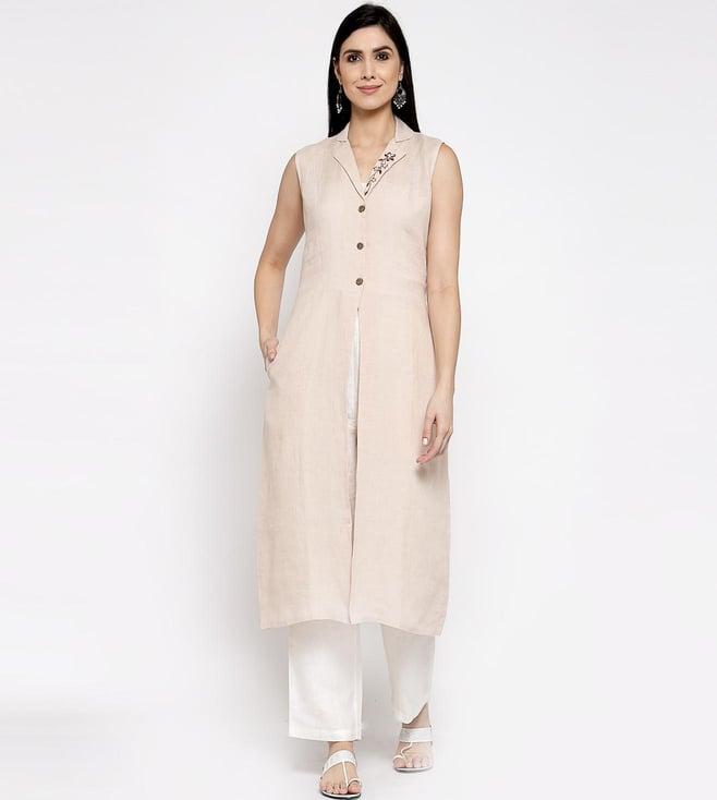 dart studio beige kurta