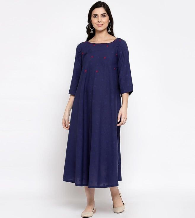 dart studio navy dress