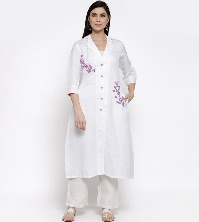 dart studio white kurta