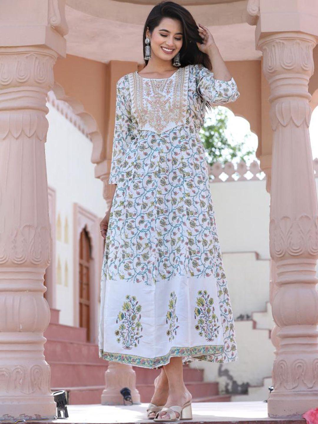 darvikaa collection women floral printed kurta