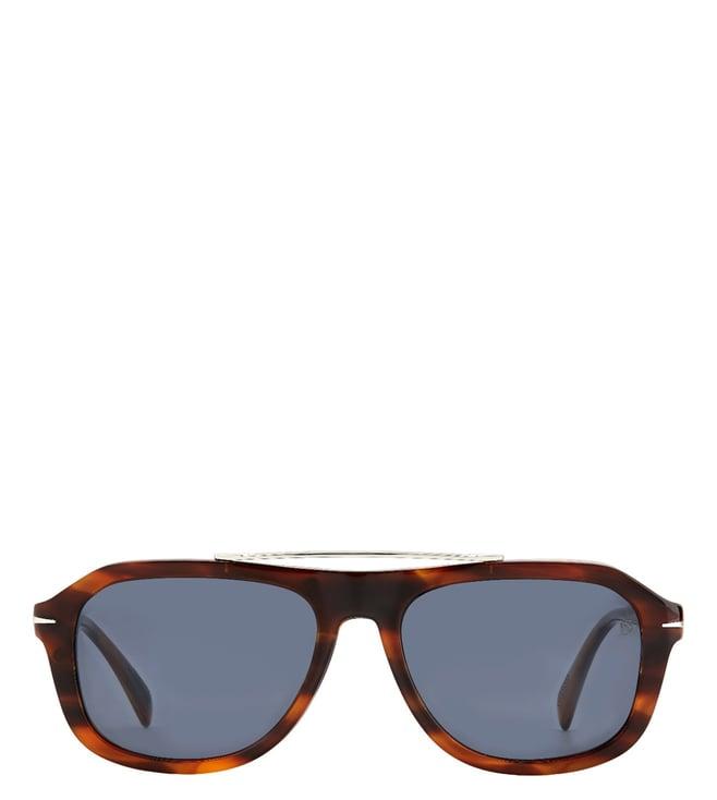 david beckham 203126ex454ku blue style pioneer square sunglasses for men
