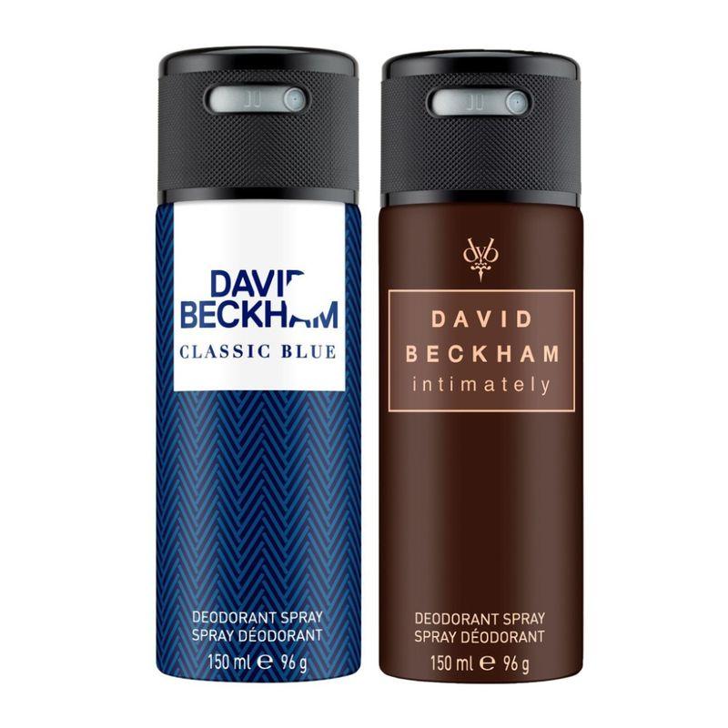 david beckham classic blue + intimately man deo combo set
