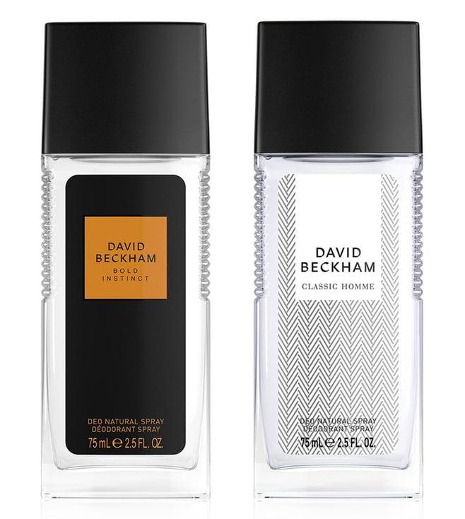 david beckham classic homme & bold instinct deodorant spray combo