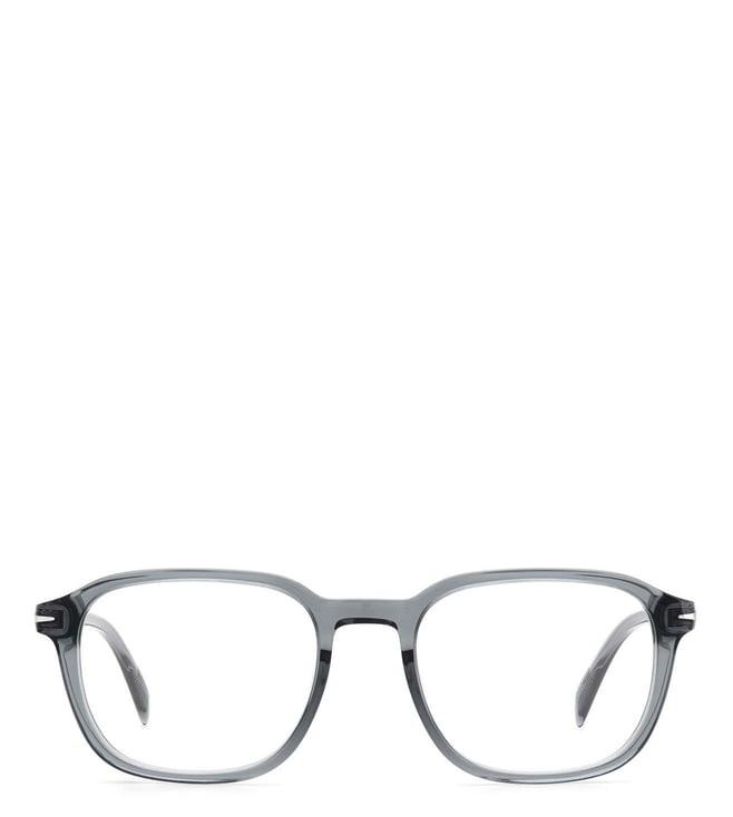 david beckham db1084 grey square eyewear frames for men